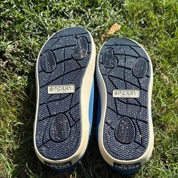 Sperry Vibrant Blue Mesh Sneakers Men size 9 M - Picture 7 of 9